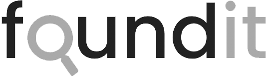 Present Online klant Foundit logo grijs