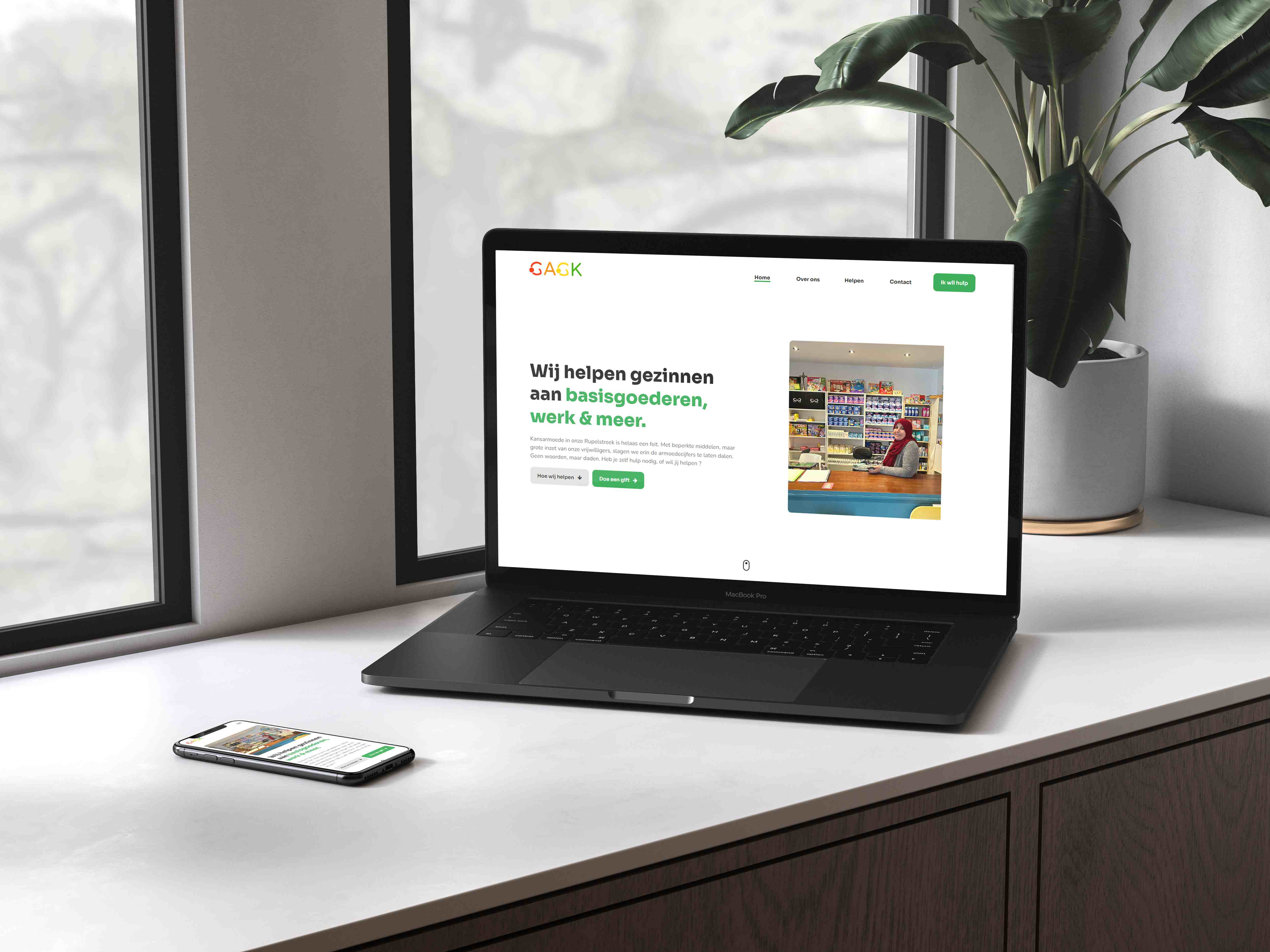 Present Online project GAGK Rupelstreek decoratieve mockup als voorvertoning