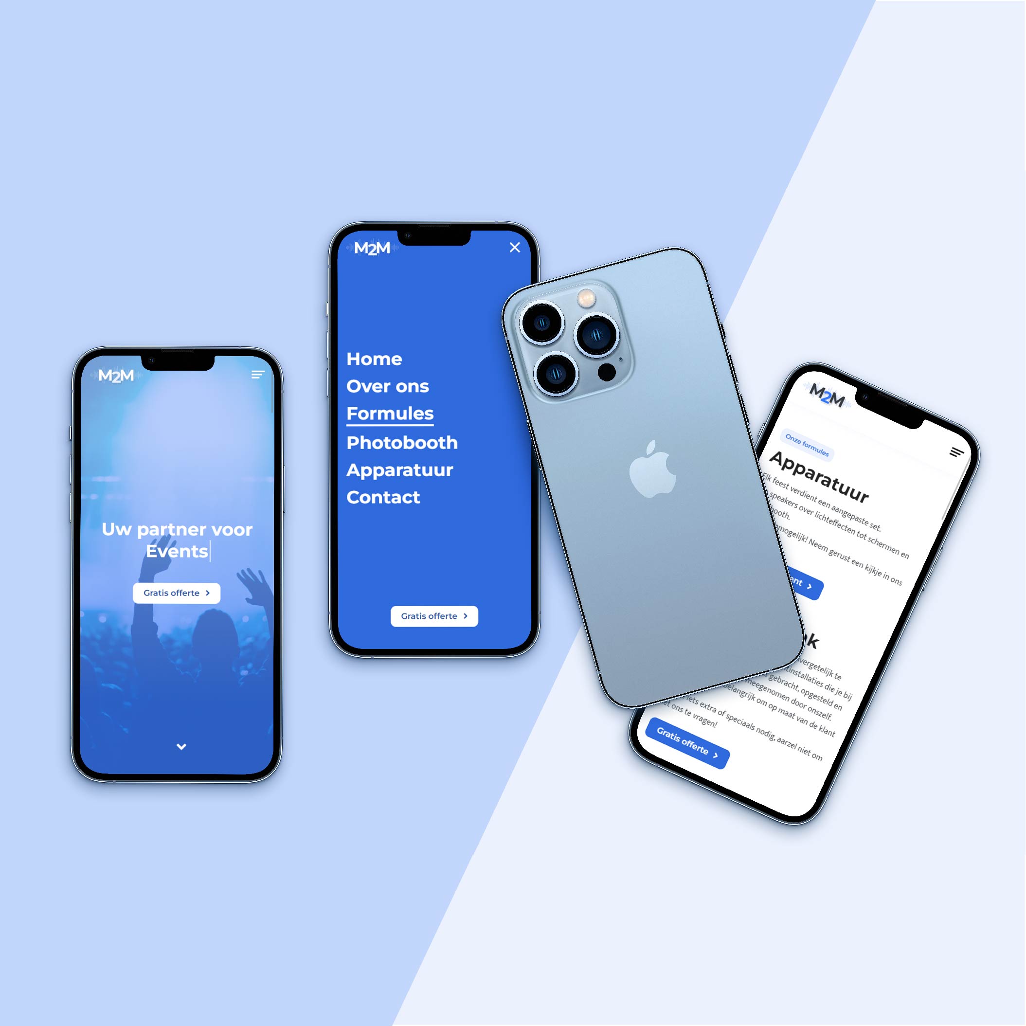 Present Online case Music2Move mockup mobile